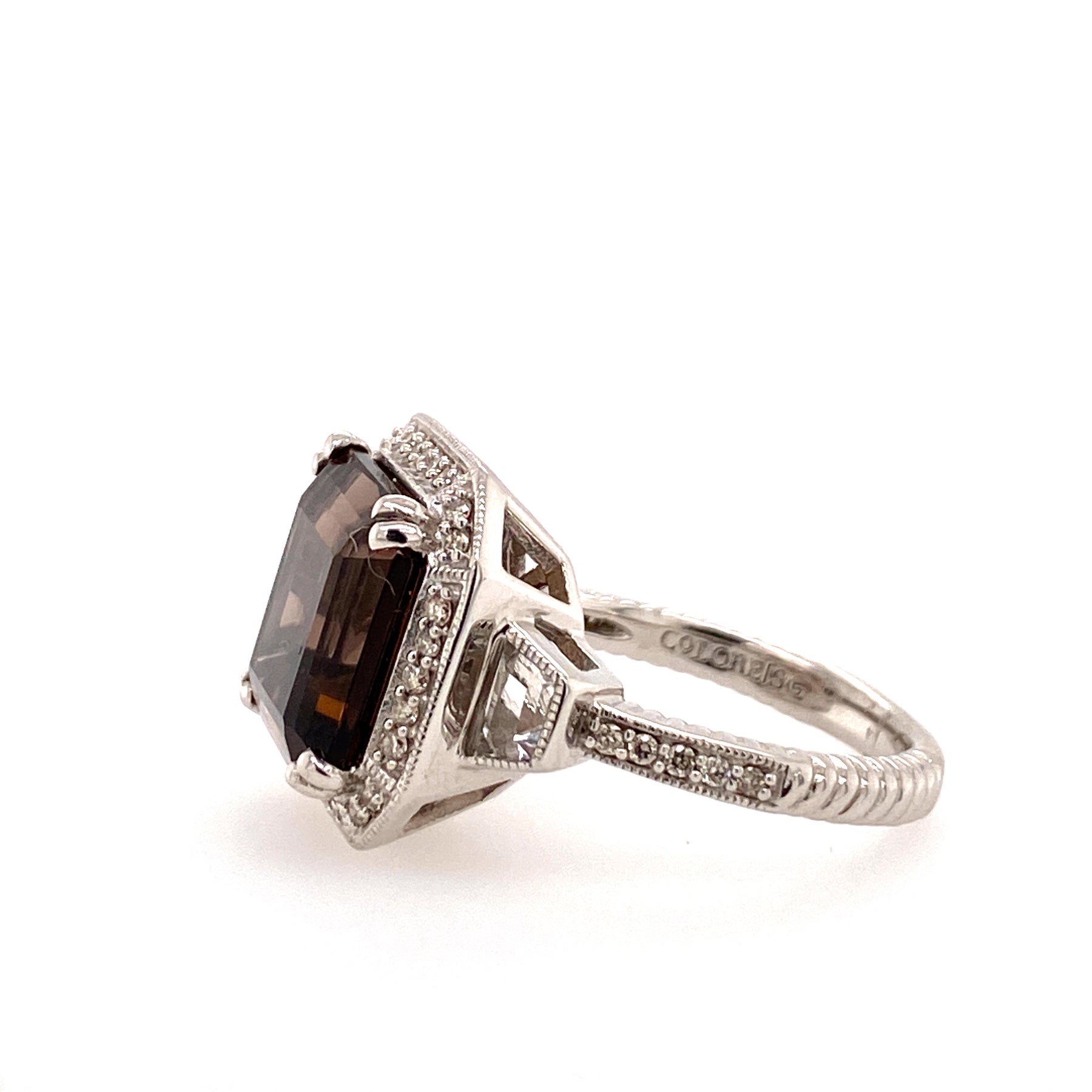 Faceted Smoky Topaz Precious Gemstone Handmade 925 Sterling Silver Ring For  Her – the best products in the Joom Geek online store